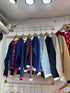 Color Contrast Knitted Cardigans